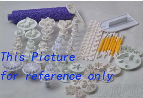 Fondant Cake Cutter Plungers Flower Leaf Butterfly Snowflake 