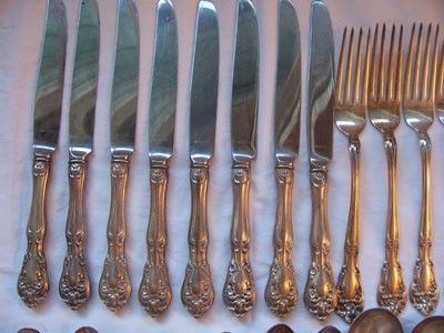 Sterling Silver Alvin Chateau Rose Silverware Not Scrap Dinnerware 