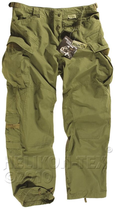 Helikon SFU combat pants, tactical trousers, green olive combats 