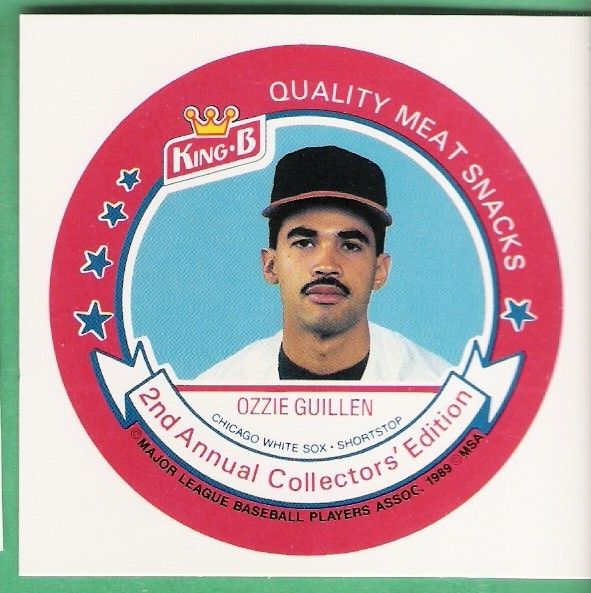 Ozzie Guillen 1989 MSA King B SQUARE cut  