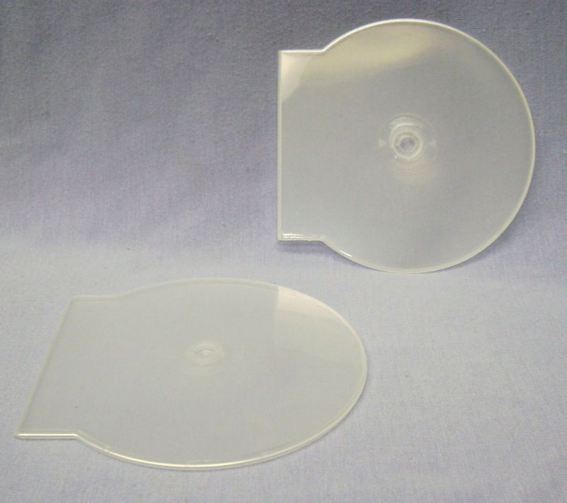 100 Sinlge Clear Clam C Shell Poly CD / DVD / VCD Storage Cases New 