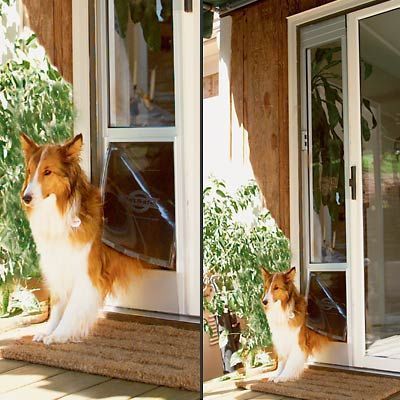 PETSAFE 92  96 SLIDING PATIO GLASS DOOR PET DOG DOOR  