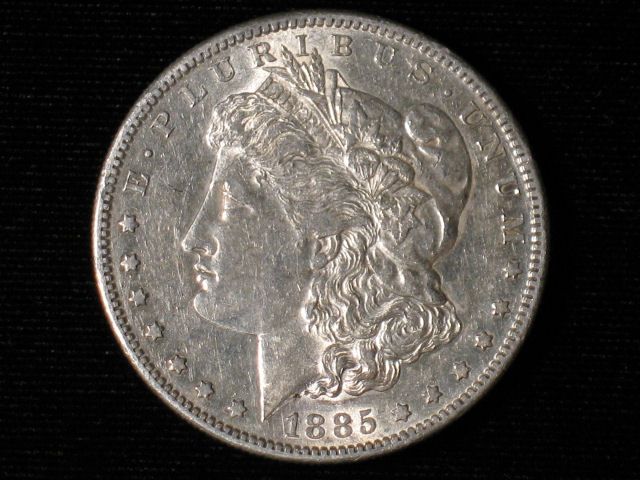 1885 S MORGAN DOLLAR   US SILVER $ COIN  