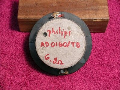 single Vintage Philips Tweeter AD 0160 / T8  