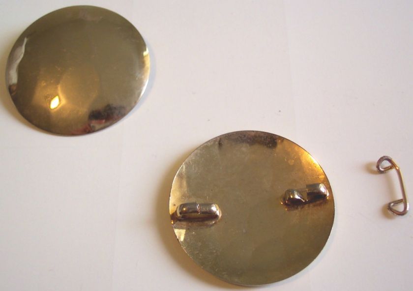 Cape cloak shiny gold circle clasp  