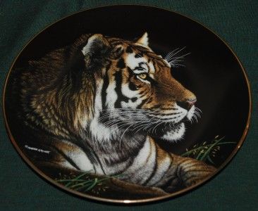 Hamilton/Martina R Richter Ltd Ed Plate SIBERIAN TIGER  