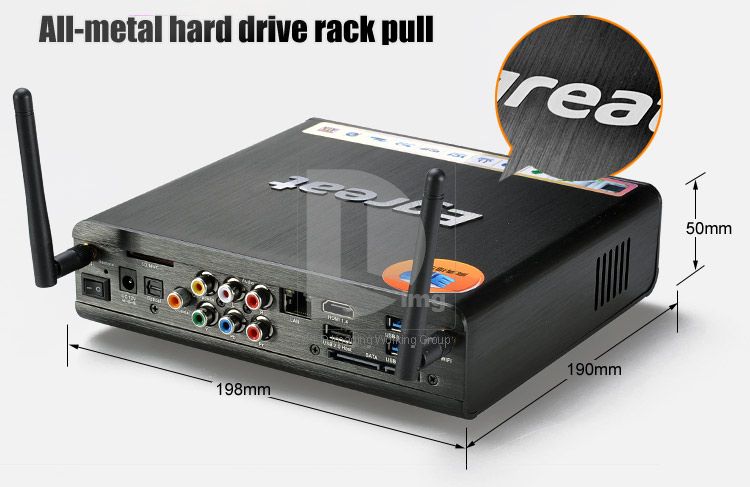 Egreat R200S 3D HD 1080p HDMI 1.4 Blu Ray ISO Network Media Player 