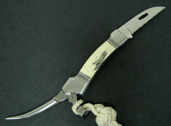 SAM MCDOWELL FOLDING RIGGING KNIFE RIGGER $1 NR  