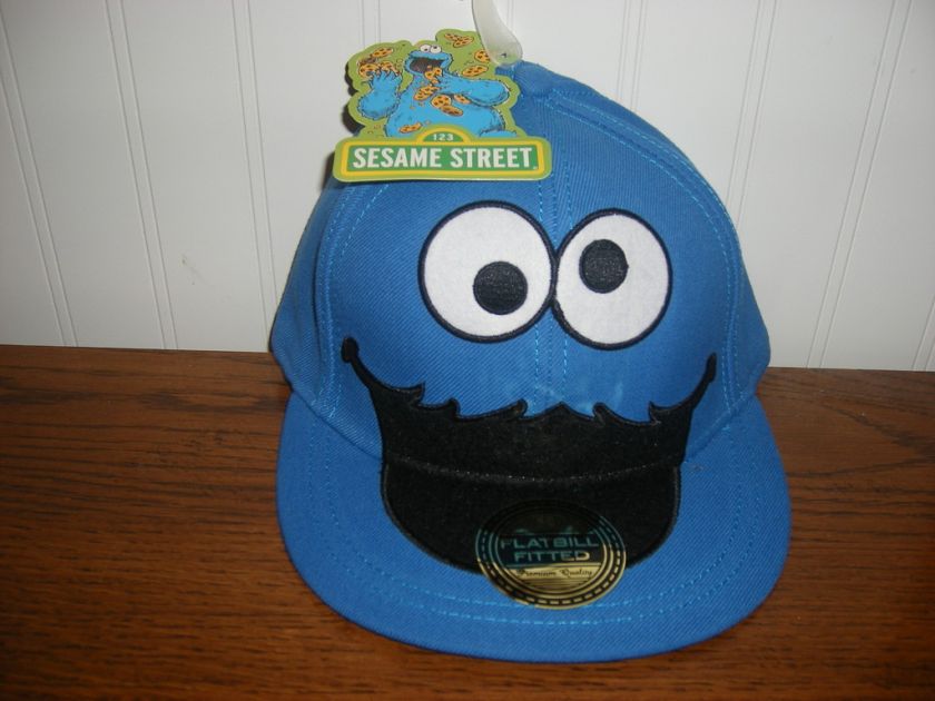 Cookie Monster Fitted Hat (Sesame Street)  