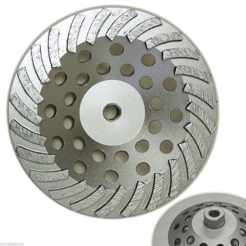 Standard Concrete Turbo Diamond Grinding Cup Wheel 24 Segments 5 