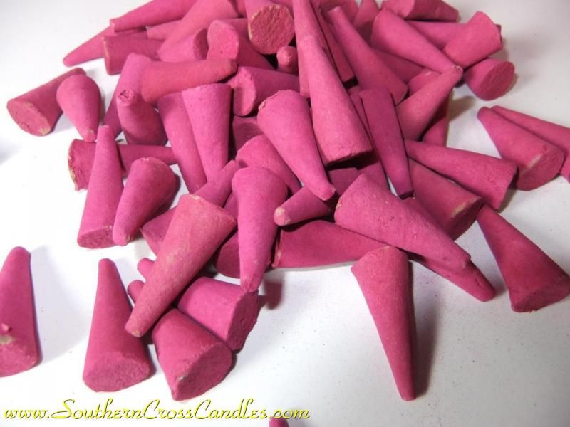 PINK Unscented Incense Cones Incense Making Supplies )  