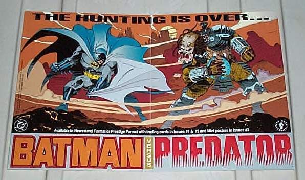 BATMAN vs PREDATOR DARK HORSE COMICS DHC PROMO POSTER 2  