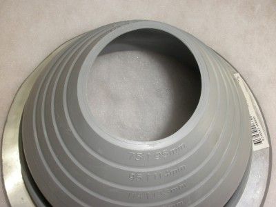 DEKTITE #4 METAL ROOF PIPE FLASHING 3 TO 6 ROUND BOOT  