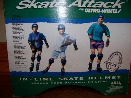 SKATE ATTACK roller blade in line bike helmet EUC XS/S  