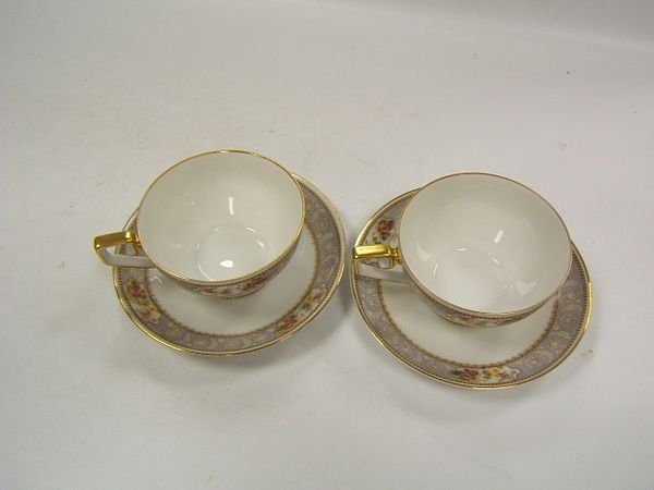 Tirschenreuth Cambridge Bavaria China teacups saucer  