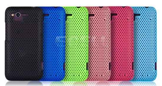 Ecell Style Range   Perforated Back Case for HTC Rhyme   Light Pink