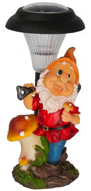   Outdoor LED Garden Gnome Ornament Decoration Light Spotlight Lamp