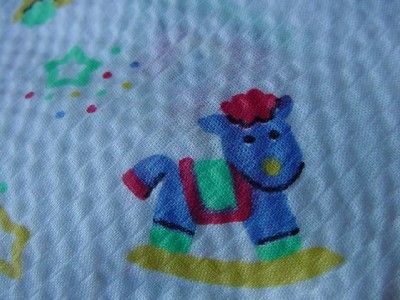 Vtg YDS novelty print toys CHILDRENS Cotton fabrics sewing quilting 