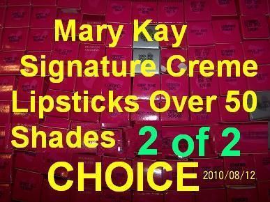 Mary Kay SIGNATURE CREME CREAM LIPSTICK  Color Choice  