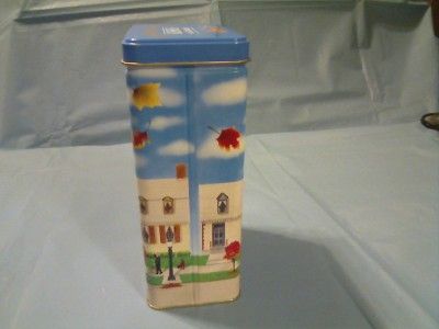 VINTAGE 1990 TIN HERSHEYS HOMETOWN SERIES CANISTER #6  