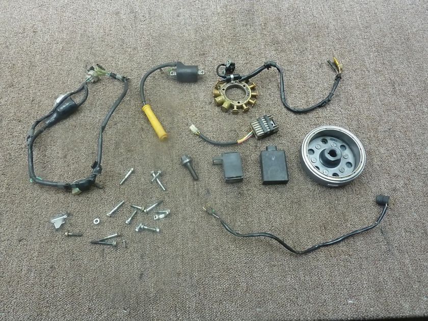 2000 00 Honda XR400 XR 400 Wiring Stator CDI Box Coil  