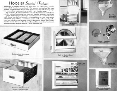 1935 Hoosier Cabinet Catalog +Tables & Chairs  