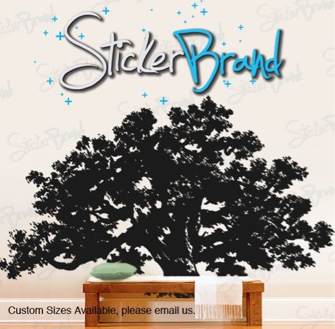 Vinyl Wall Decal Sticker Big Oak Tree 60x100  