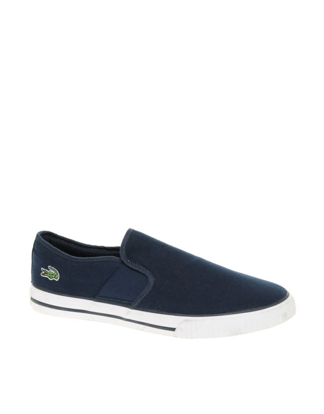 LACOSTE MASON SPM CNV MENS SLIP ON SHOES ALL SIZES  