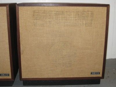 HUGE MONSTER Pair Janszen Z 960 Vintage Electrostatic Speakers *Local 