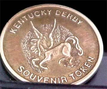 LOUISVILLE KENTUCKY KENTUCKY DERBY SOUVENIR TOKEN  8091  