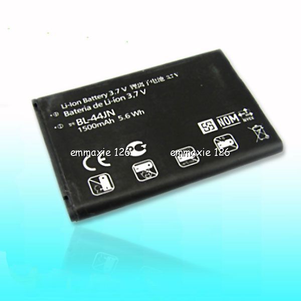 New 1500mah Battery for LG BL 44JN Optimus Black P970 Q L55C Straight 