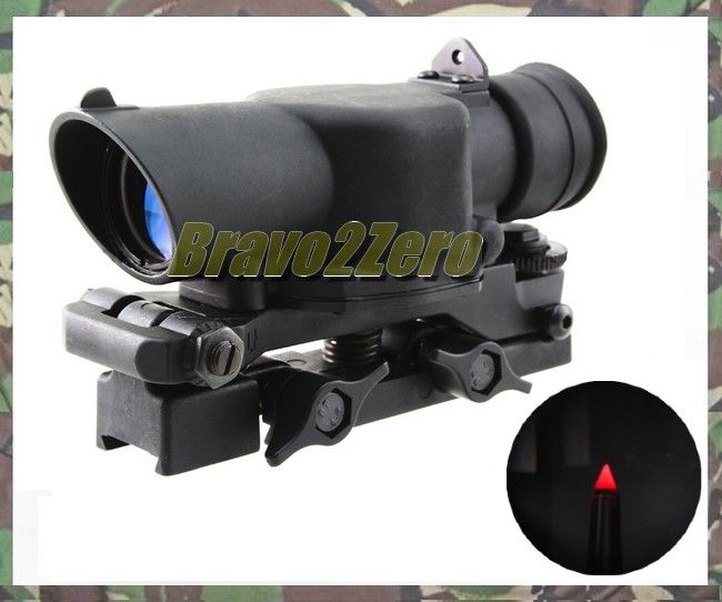 4x red illuminated optical sight scope for l85a1 a2 l86