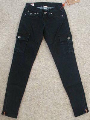 NWT True Religion WMS Krista skinny cargo legging jeans  