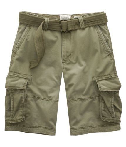 Aeropostale mens Belted Cargo Shorts 28,29,30,31,32 NWT  