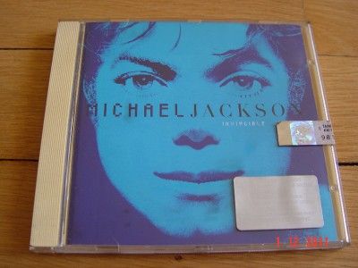 MICHAEL JACKSON / INVINCIBLE *UNOPENED* ORIGINAL CD 16 TRK Epic 2001 