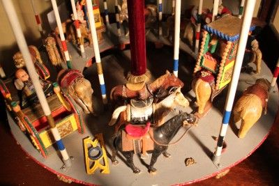   Of A Kind Merry Go Round Carnival Circus fair Carousel Display  