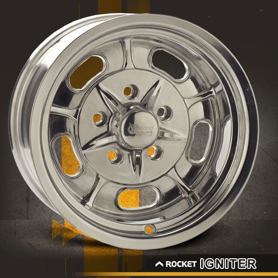 ROCKET IGNITOR WHEELS VINTAGE HOTROD GASSER STYLE  