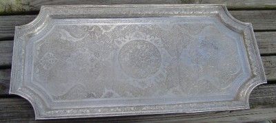 INCREDIBLE ANTIQUE 84 SILVER PERSIAN/IRANIAN TRAY  