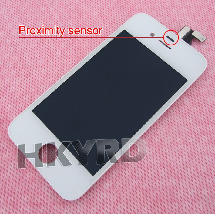 White LCD+Screen Digitizer Glass Retina Iphone 4G New  