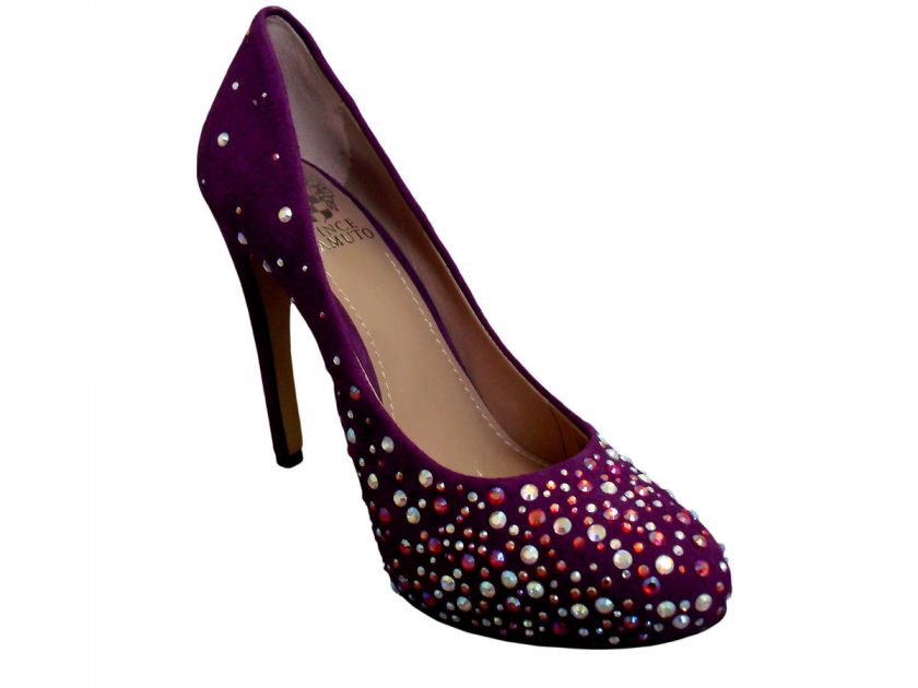 VINCE CAMUTO CRANE NEW MAUVE STUDDED PUMP  