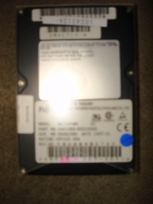 FUJITSU MODEL  M2714TAM 1.08 GB LAPTOP HARD DRIVE  