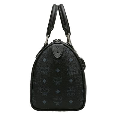 MCM] AIR Collection Black Small Boston Bag  