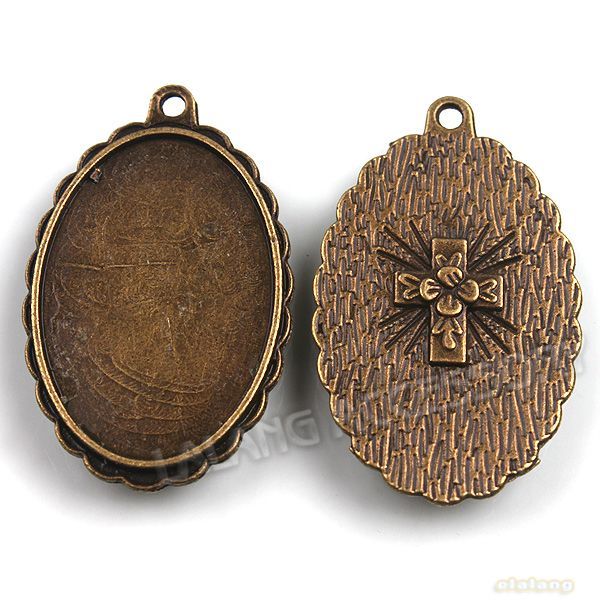 20x 141476 Vintage Bronze Cross Blank Bank Charms Pendant 40mm FREE 