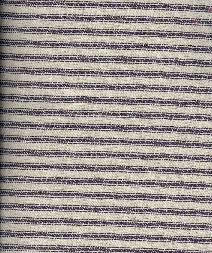 Blue Dyed Striped Ticking (171517)  BTY  James Thompson  