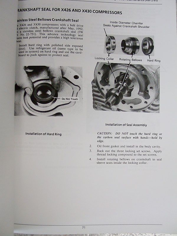 Thermo King T11 Transit Bus Maintenance Manual X426  