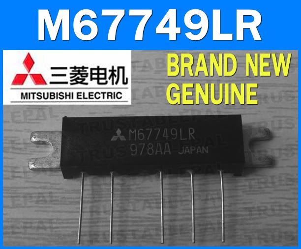 New ORIGINAL Mitsubishi M67749LR 400 430MHz 12.5V 7W  