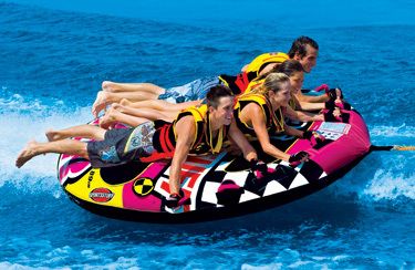 SportsStuff WET N WILD FLYER 4 Person Tube Towable 029808010257  