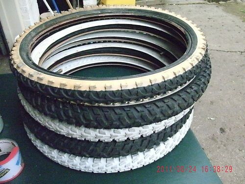 4Z35 5PK BIKE TIRES, 20 X 1.95 2.00, WITH 1 ALUMINUM R  