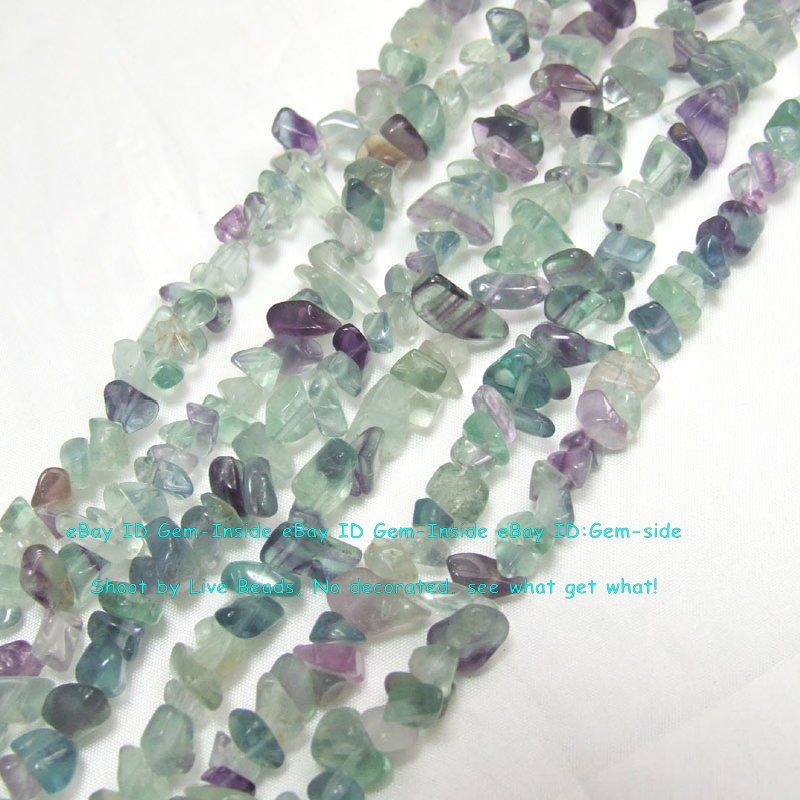 5x6mm baroque fluorite gemstone beads 17  