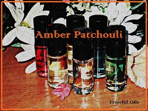 AMBER PATCHOULI PERFUME OIL 5 ML ROLLON CUSTOM ~*  